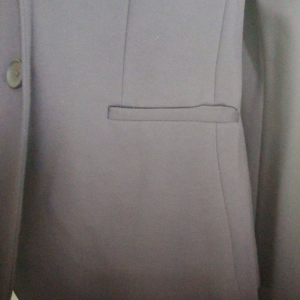 Boden Navy Structured 2 Button Blazer Pockets - image 8